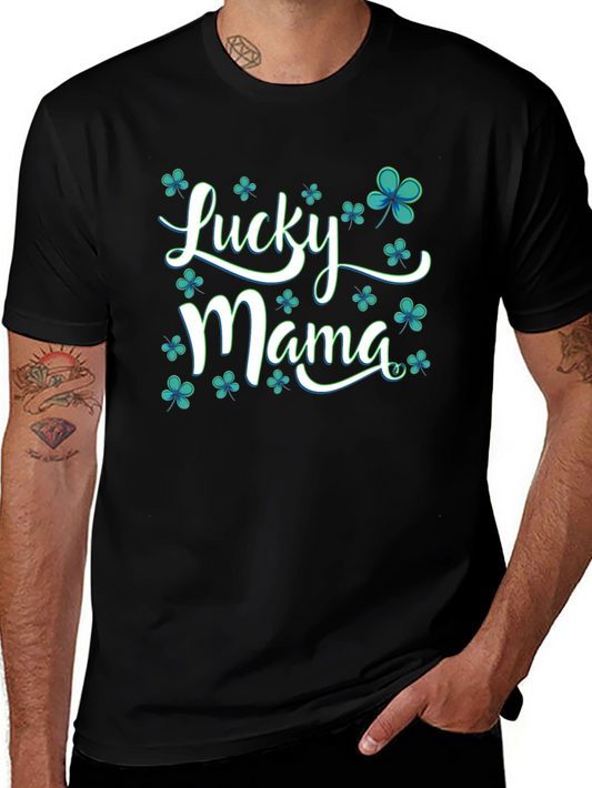 Lucky Mama Shamrock T-Shirt - St. Patricks Day