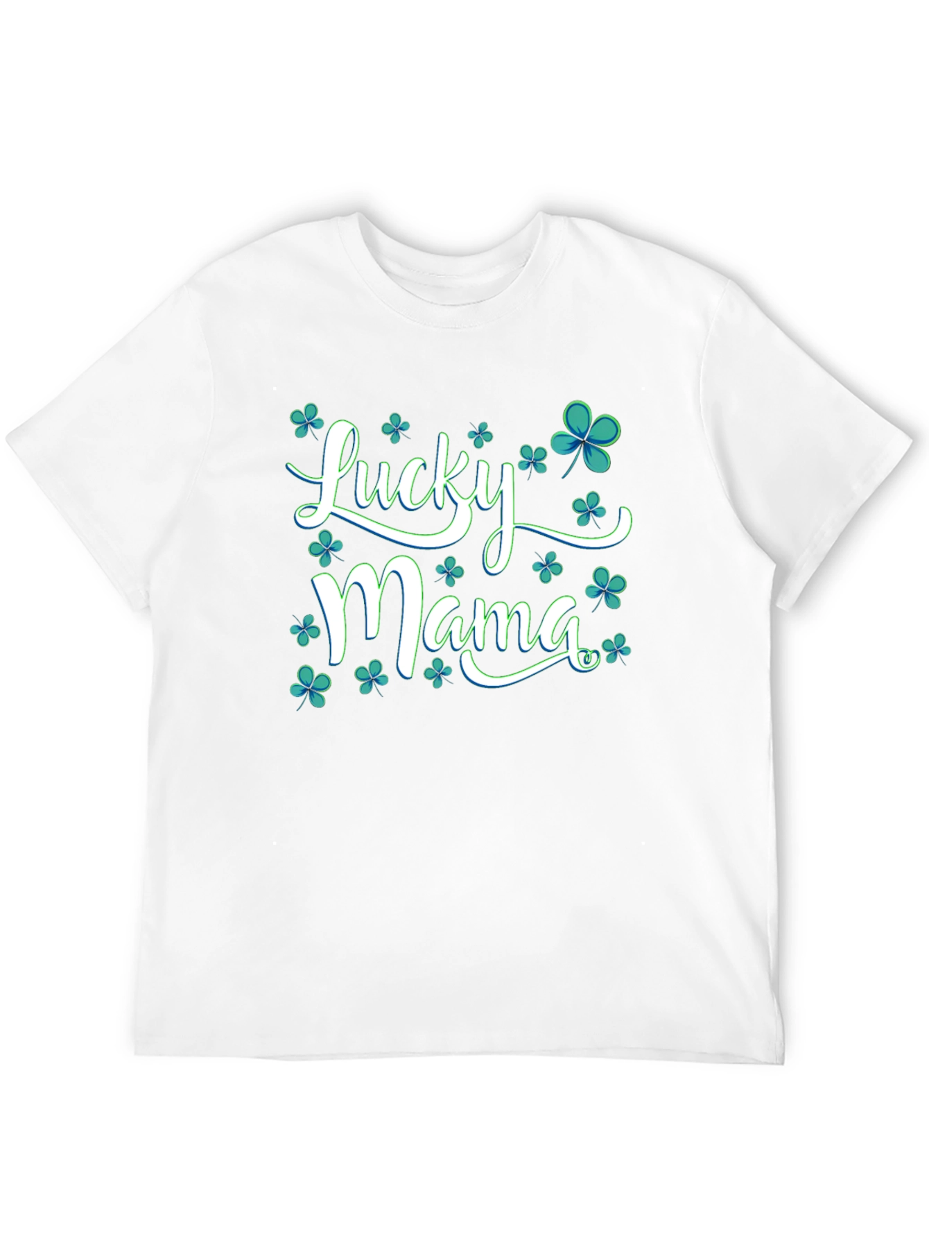 Lucky Mama Shamrock T-Shirt - St. Patricks Day