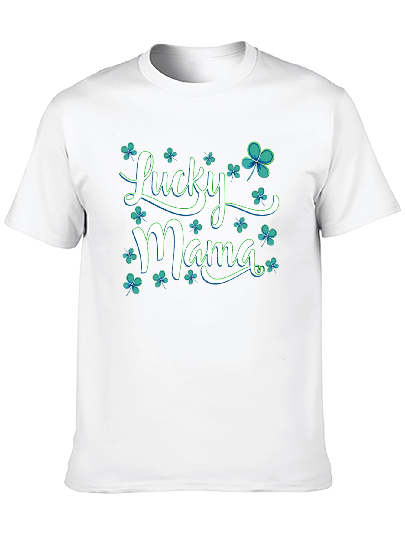 Lucky Mama Shamrock T-Shirt - St. Patricks Day