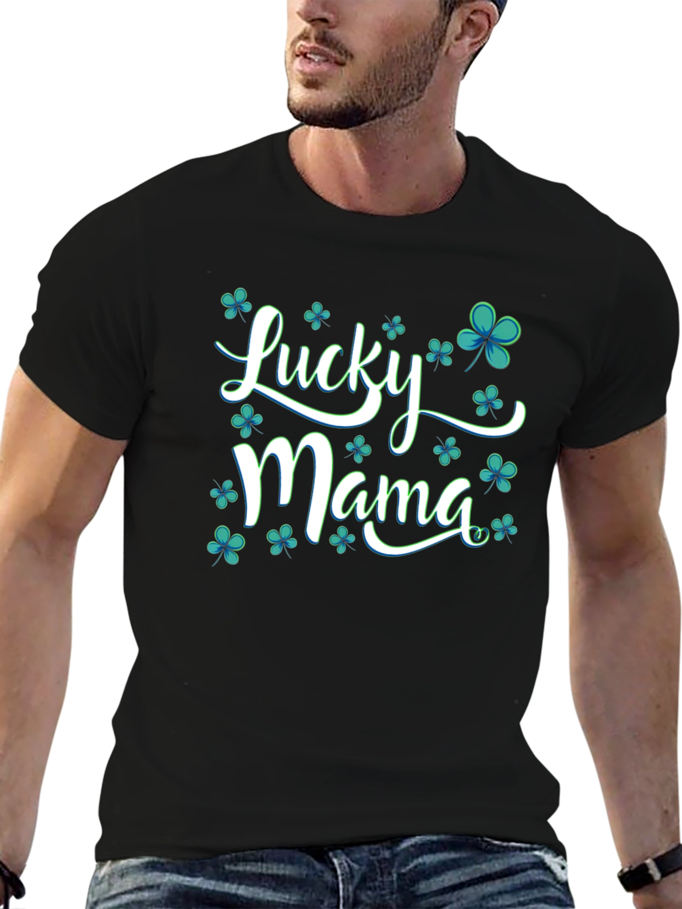 Lucky Mama Shamrock T-Shirt - St. Patricks Day