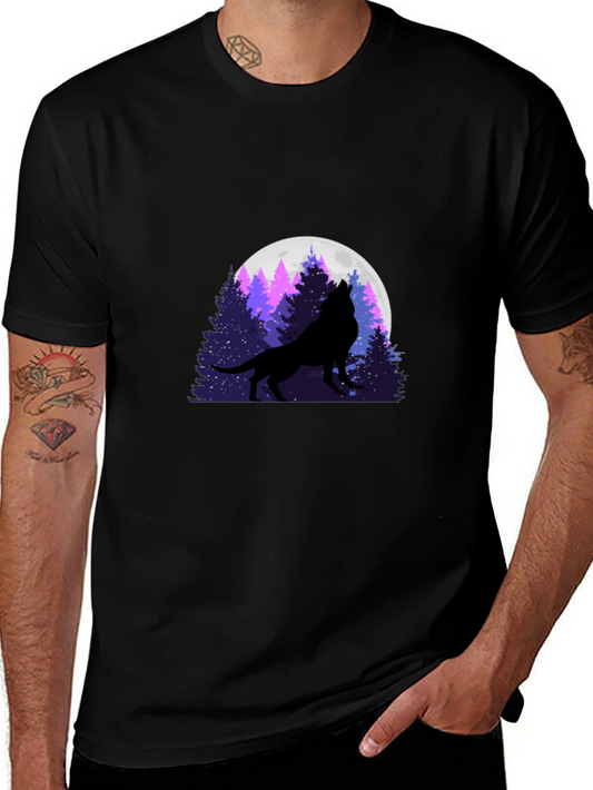 Wolf Moon Silhouette T-Shirt