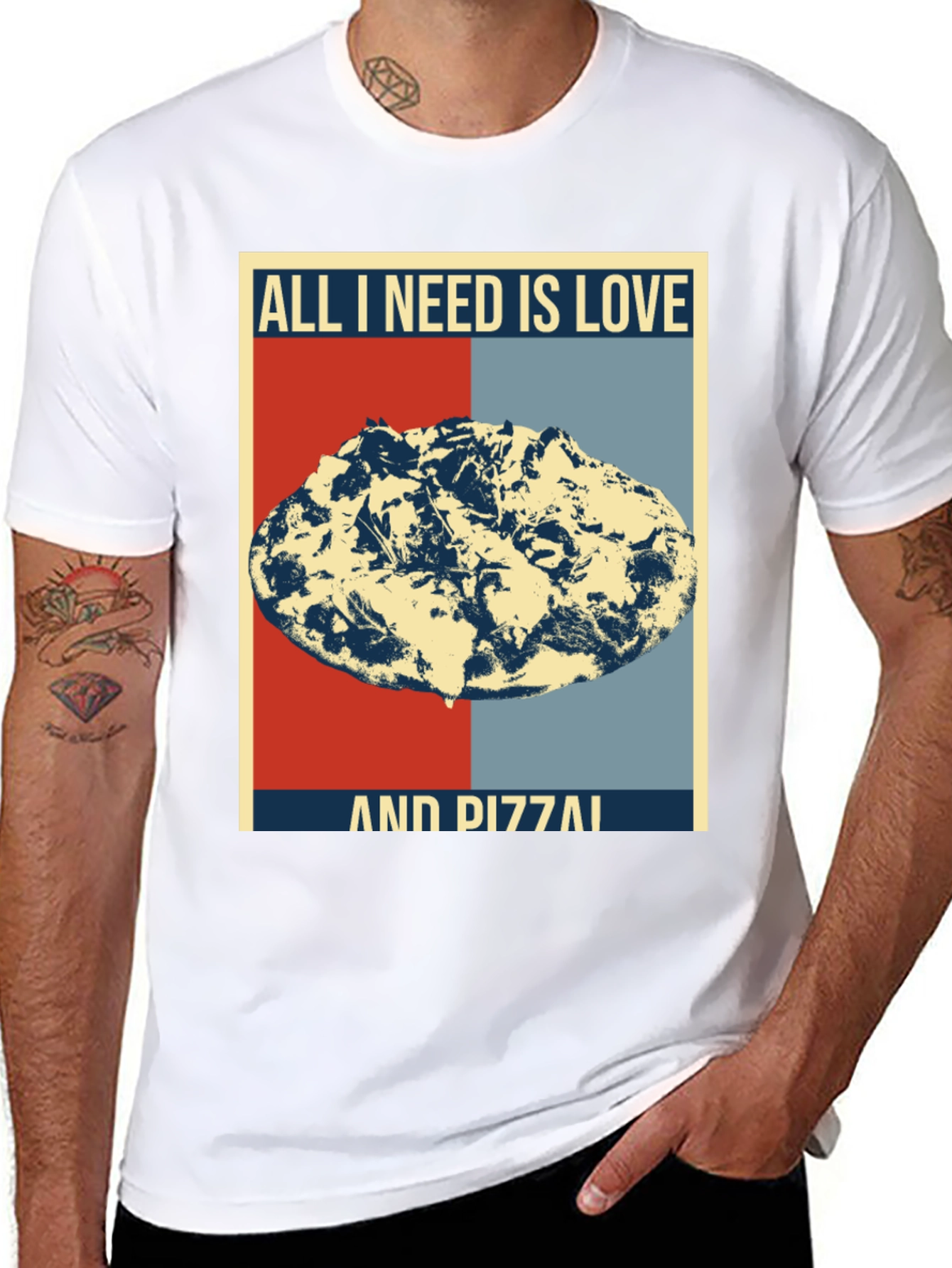 All I Need Is Love And Pizza T-Shirt