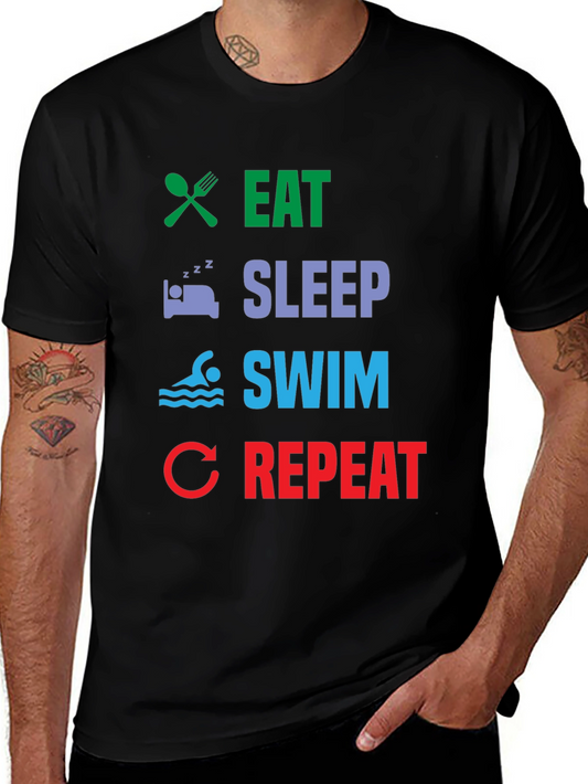Eat Sleep Swim Repeat T-Shirt