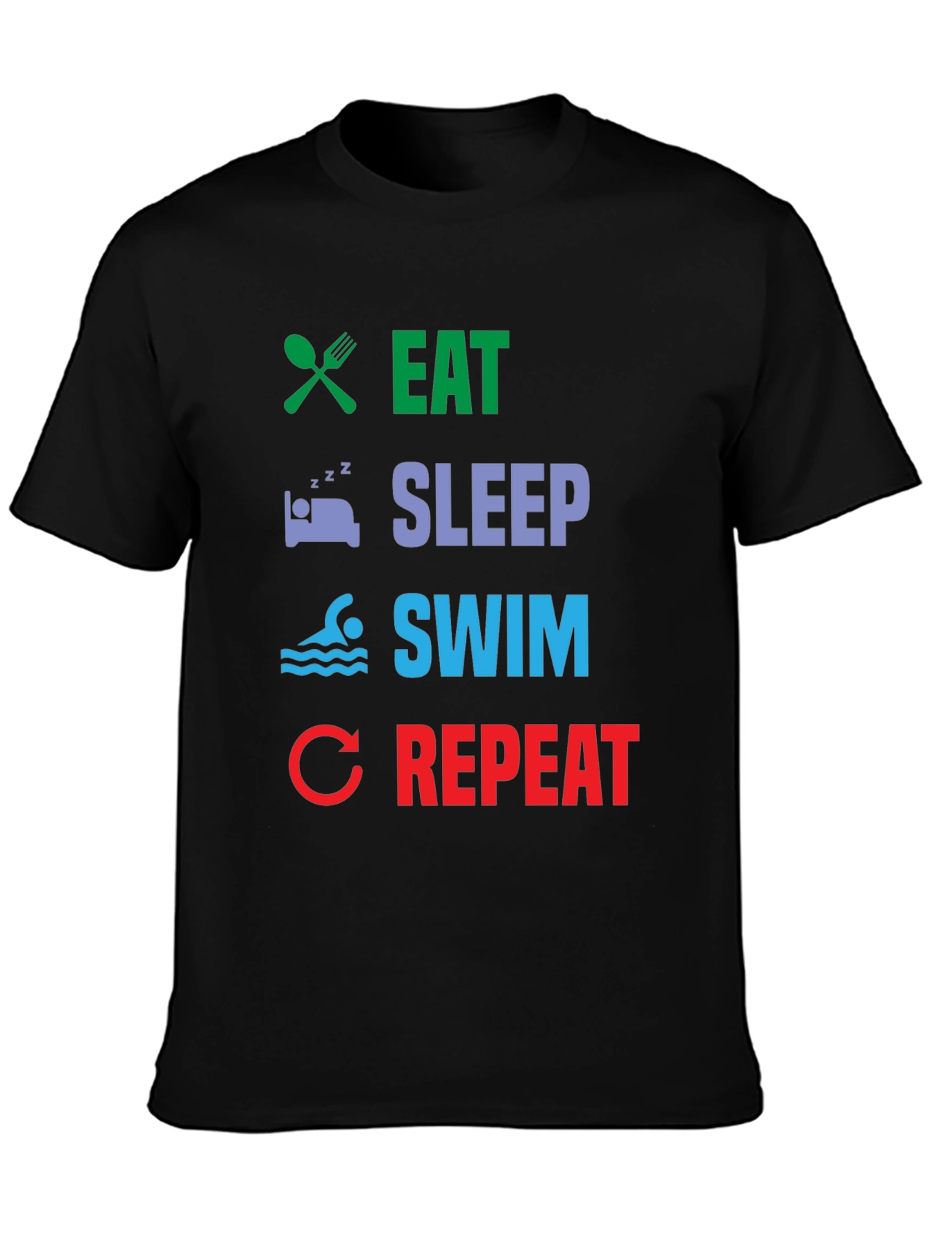 Eat Sleep Swim Repeat T-Shirt