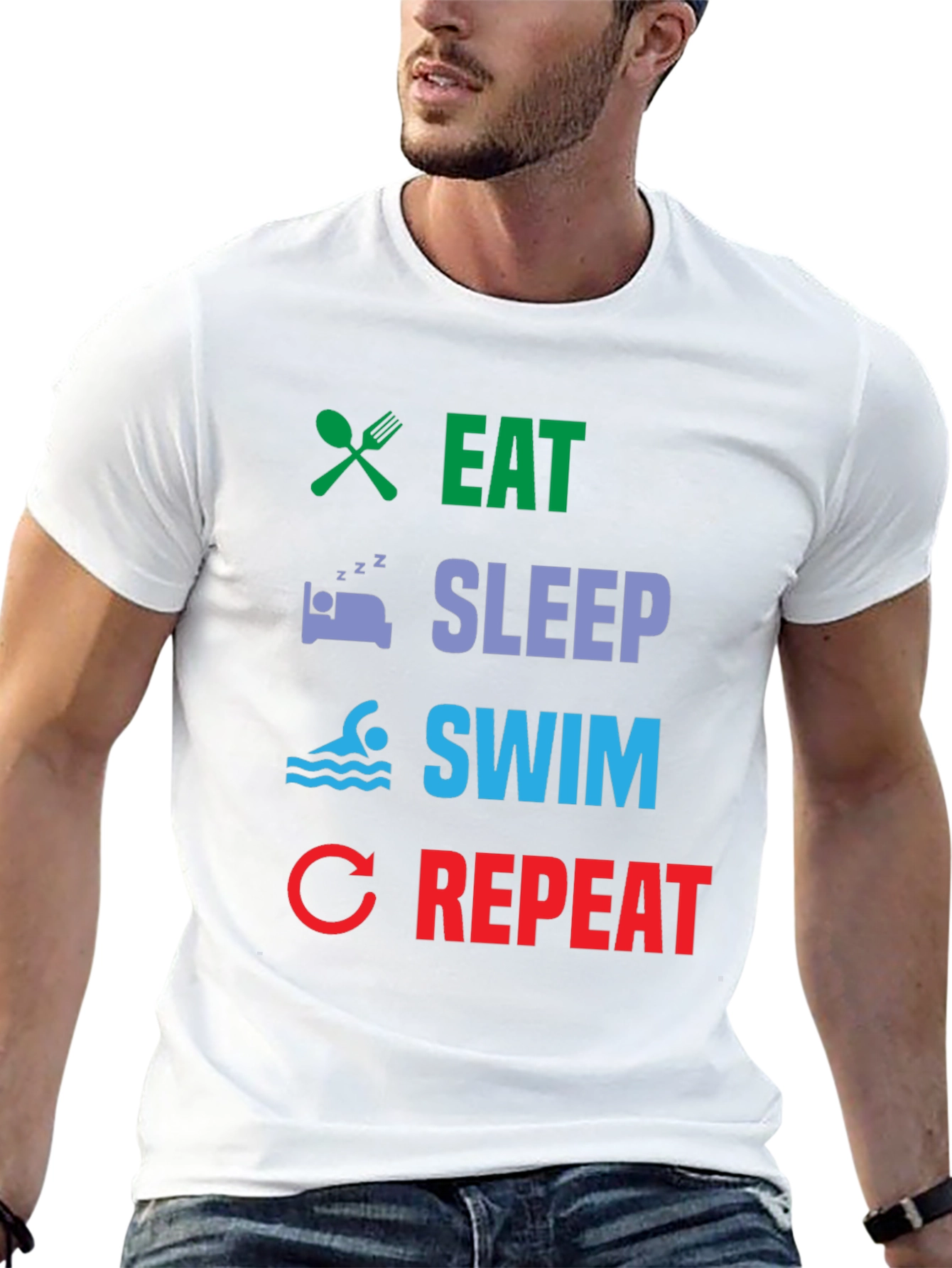 Eat Sleep Swim Repeat T-Shirt