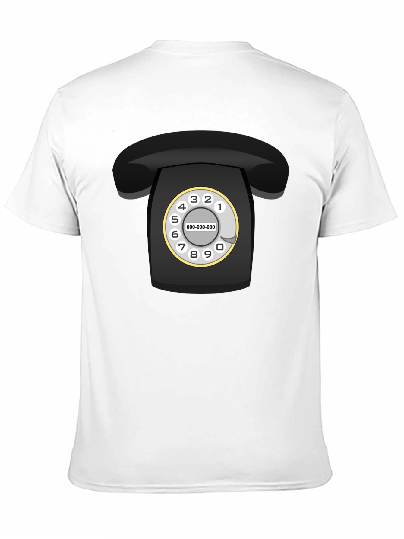 Retro Rotary Phone Graphic Tee - Classic Cool!