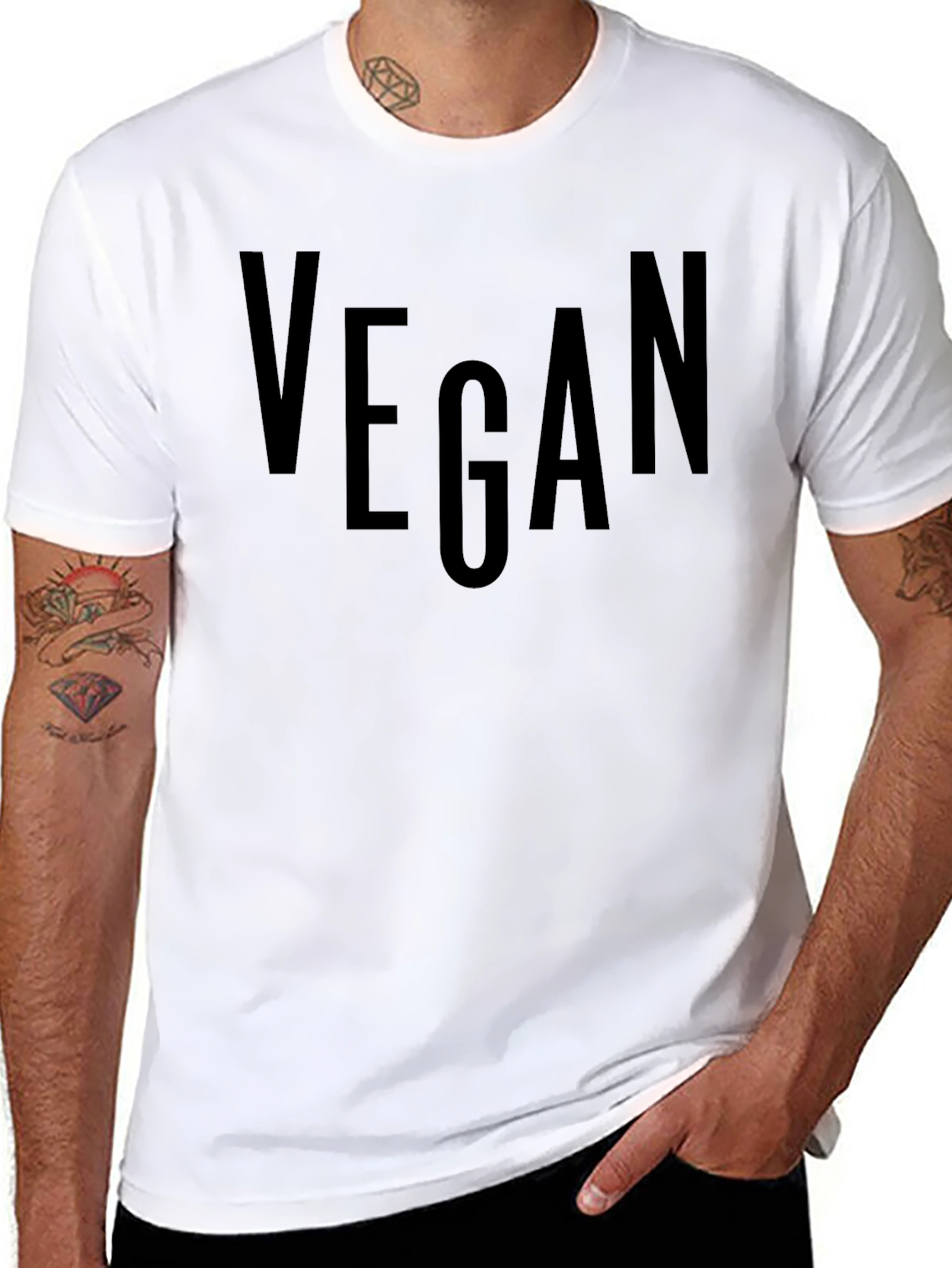 Vegan Graphic T-Shirt - Unisex Cotton Tee