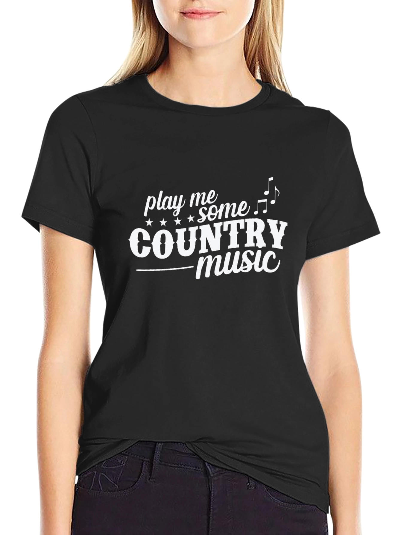Play Me Some Country Music Graphic T-Shirt