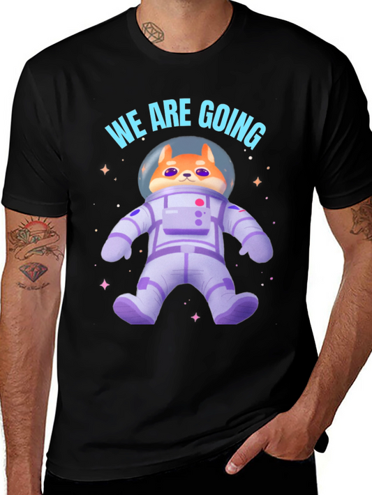 Dogecoin Astronaut T-Shirt - We Are Going