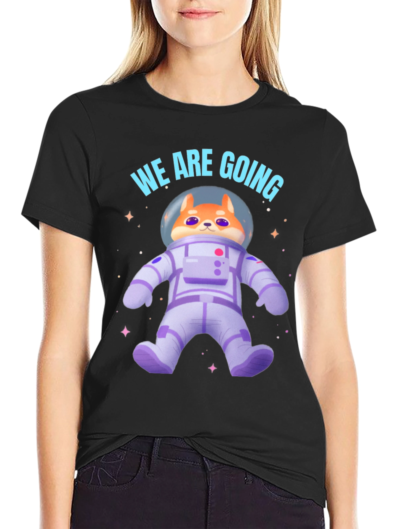 Dogecoin Astronaut T-Shirt - We Are Going