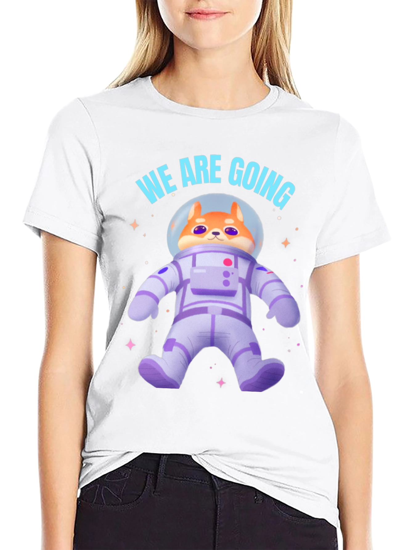 Dogecoin Astronaut T-Shirt - We Are Going