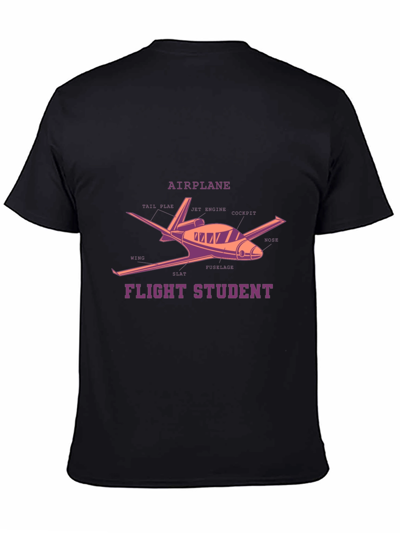 Flight Student Airplane Diagram T-Shirt