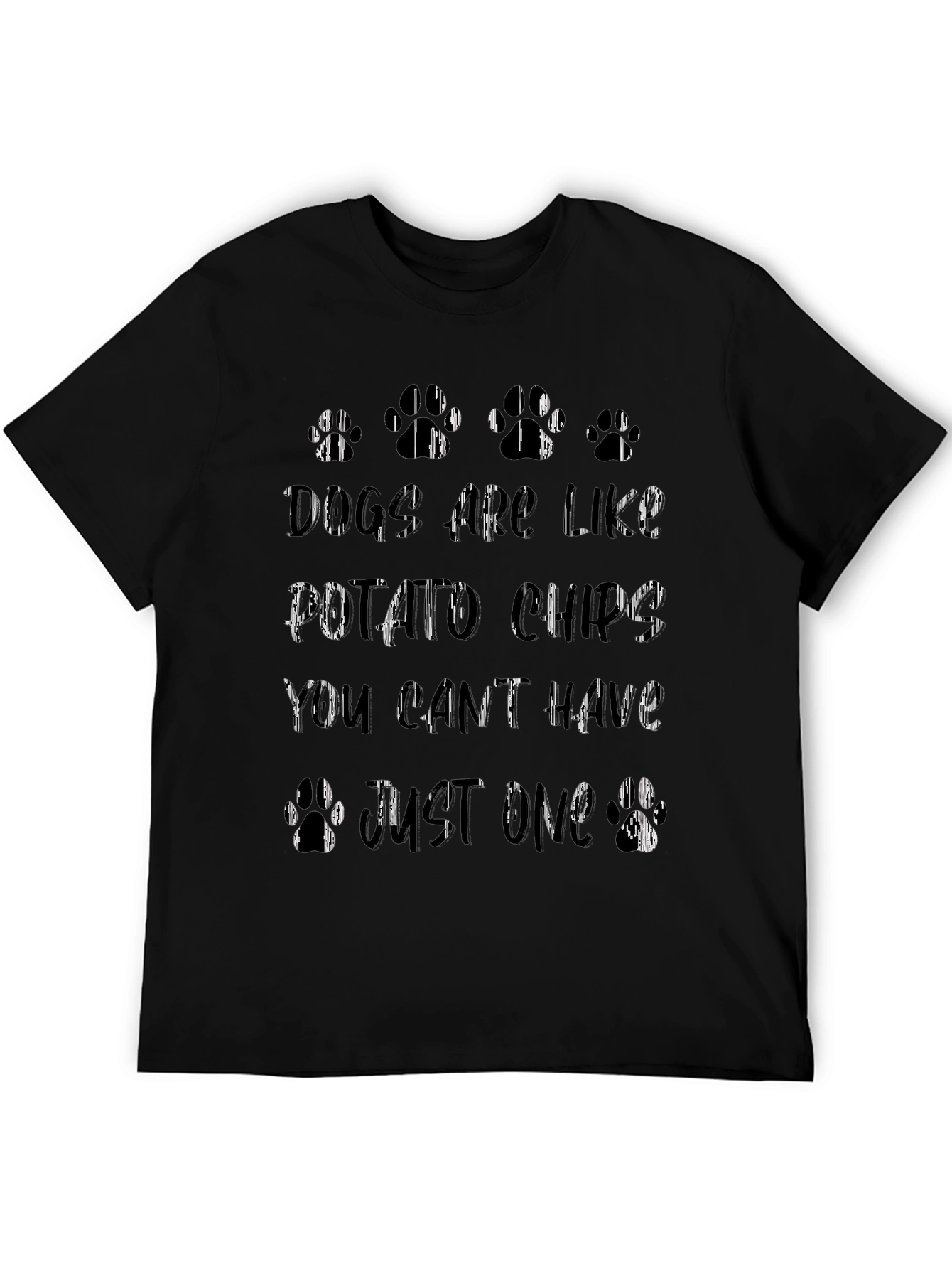Dogs Are Like Potato Chips Graphic Tee