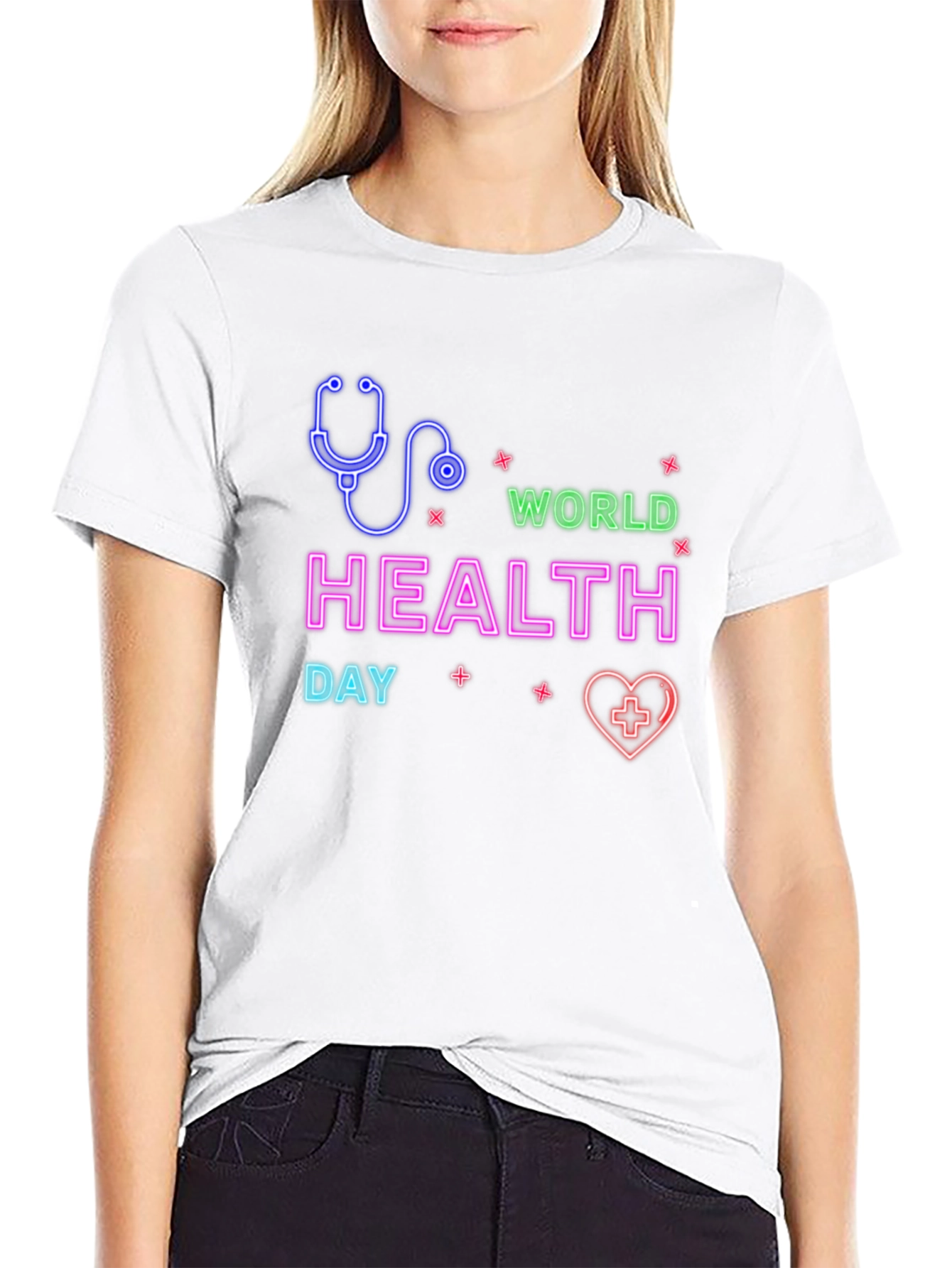 World Health Day Black Tee