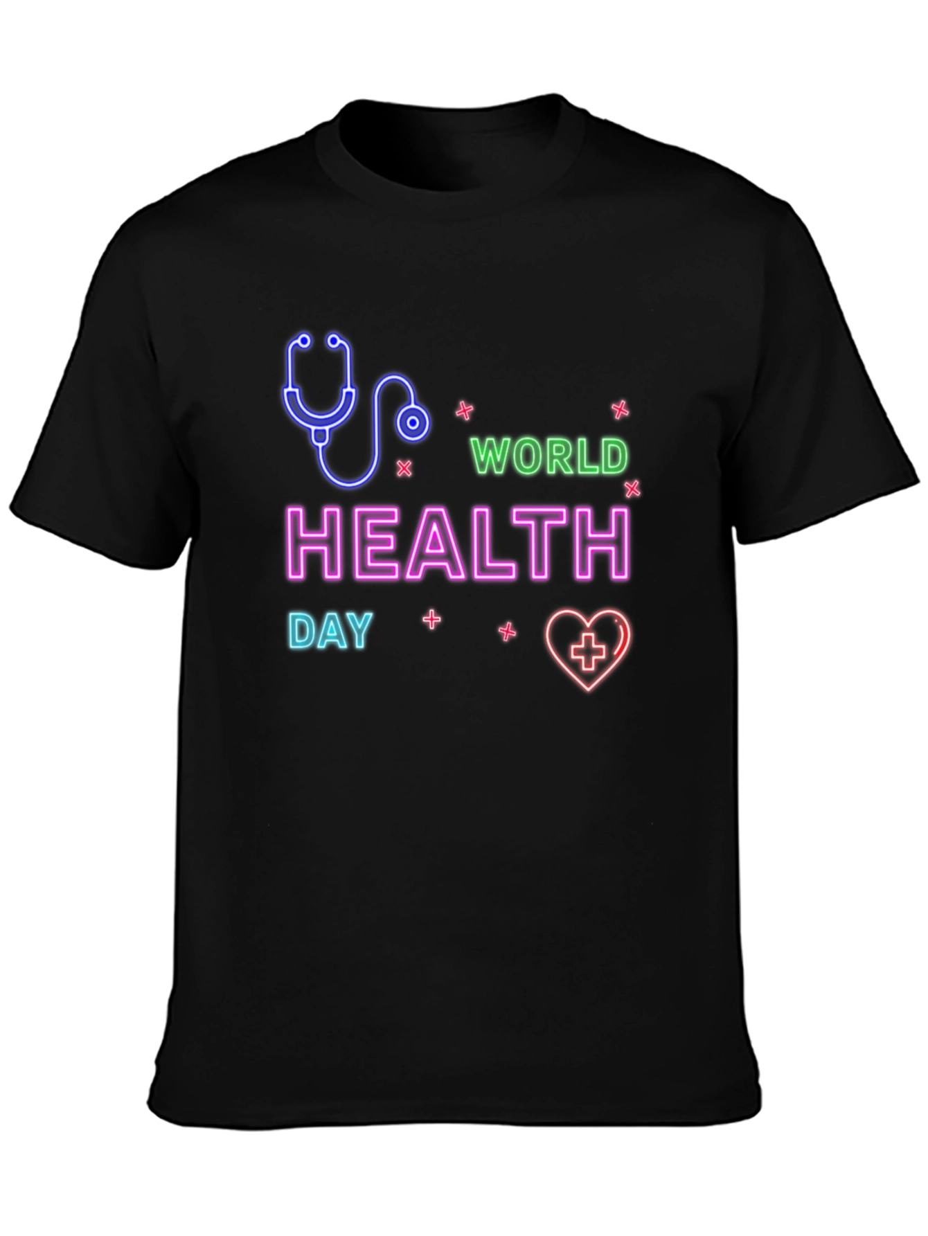 World Health Day Black Tee