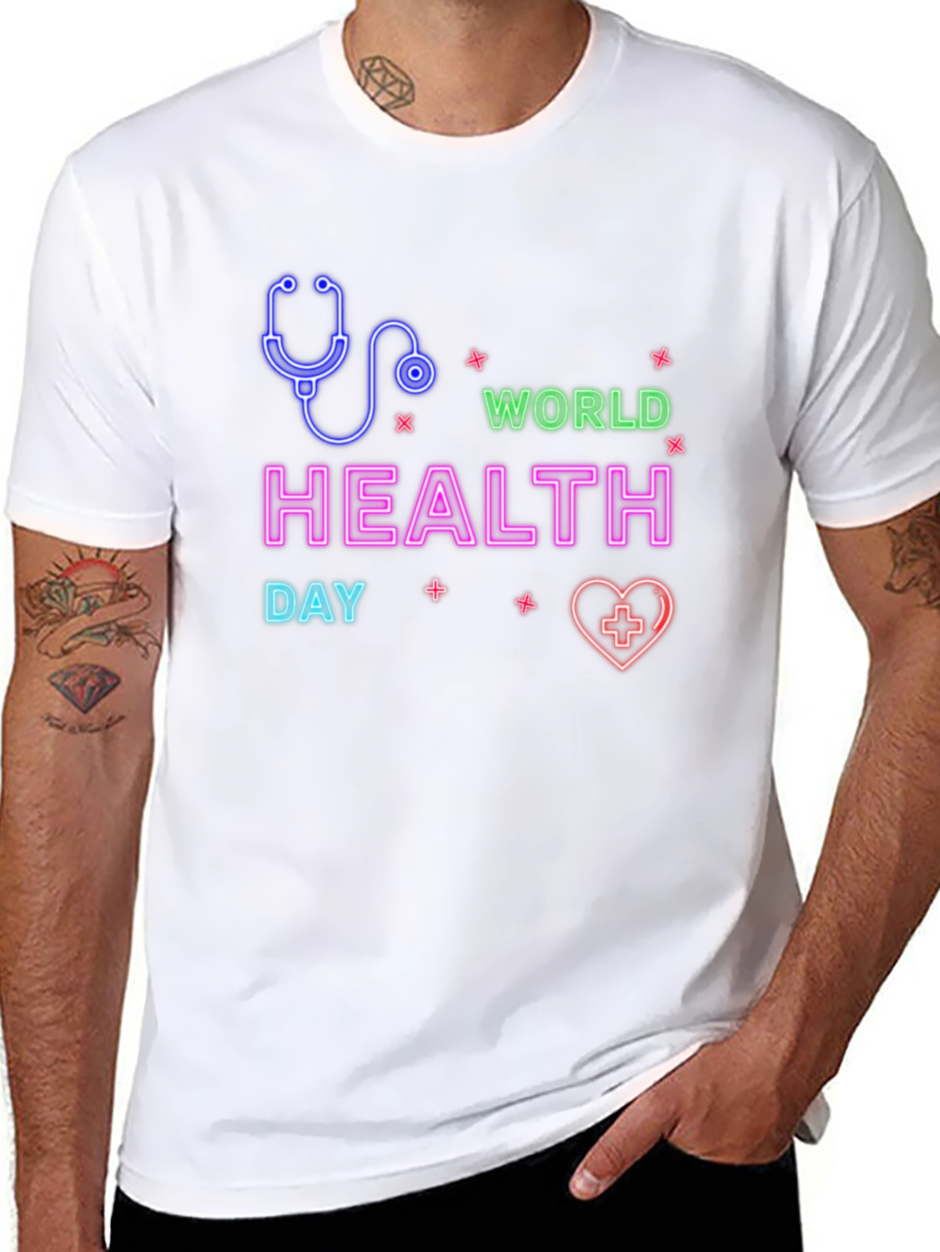 World Health Day Black Tee