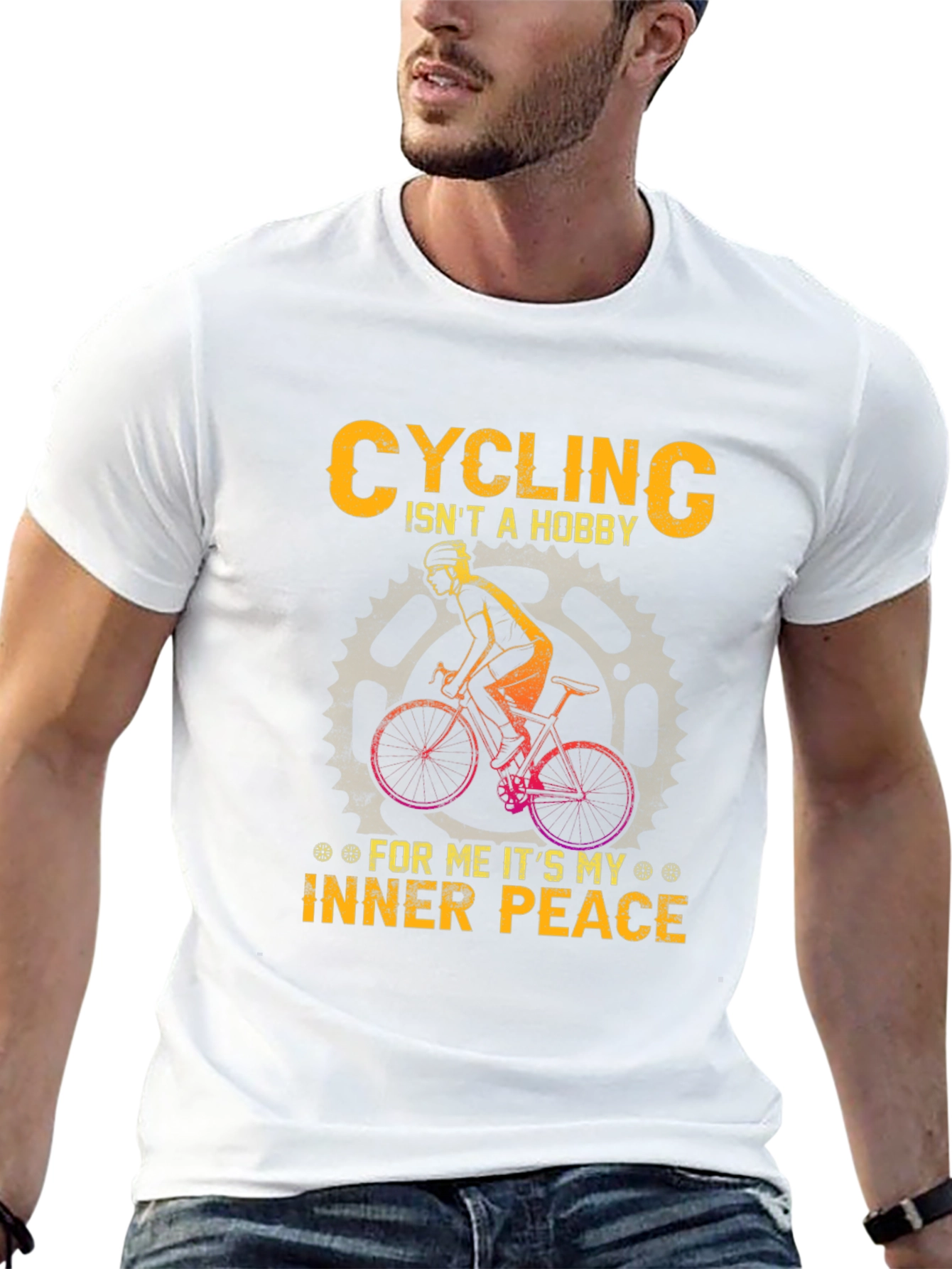 Cycling Inner Peace Graphic Tee