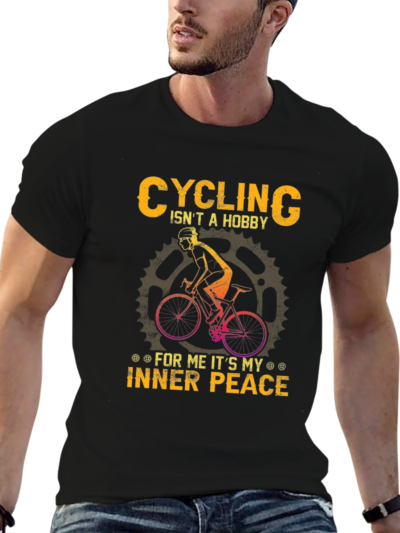 Cycling Inner Peace Graphic Tee