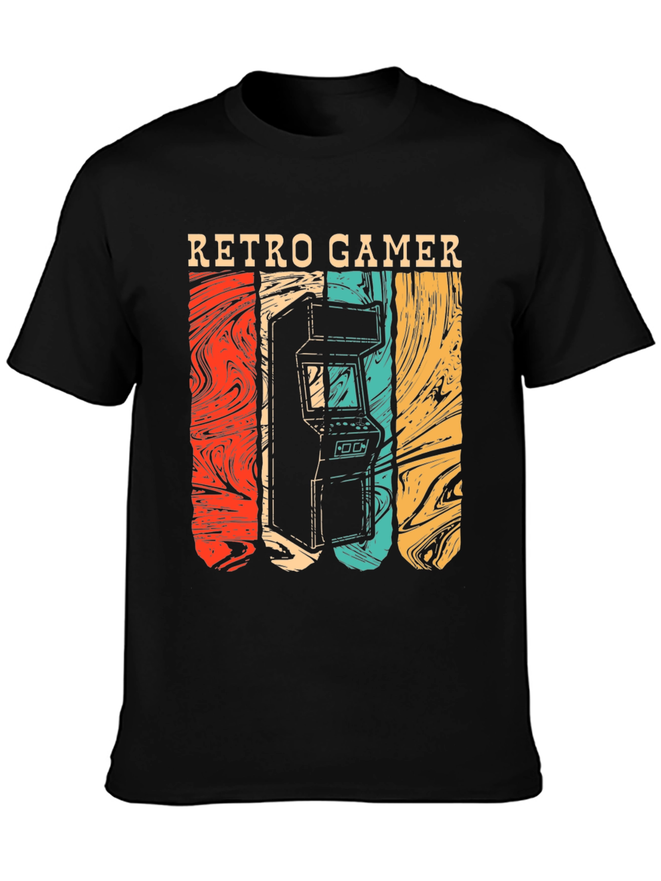 Retro Gamer Graphic T-Shirt - Arcade Game Design
