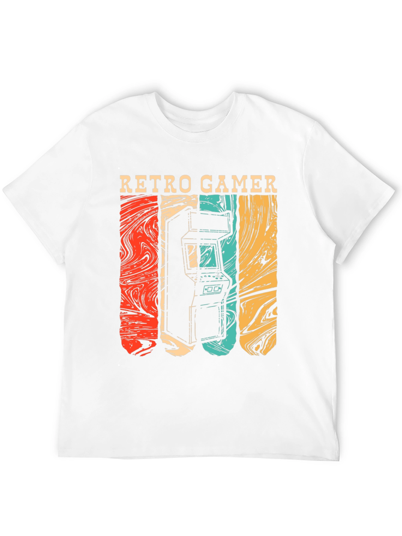 Retro Gamer Graphic T-Shirt - Arcade Game Design
