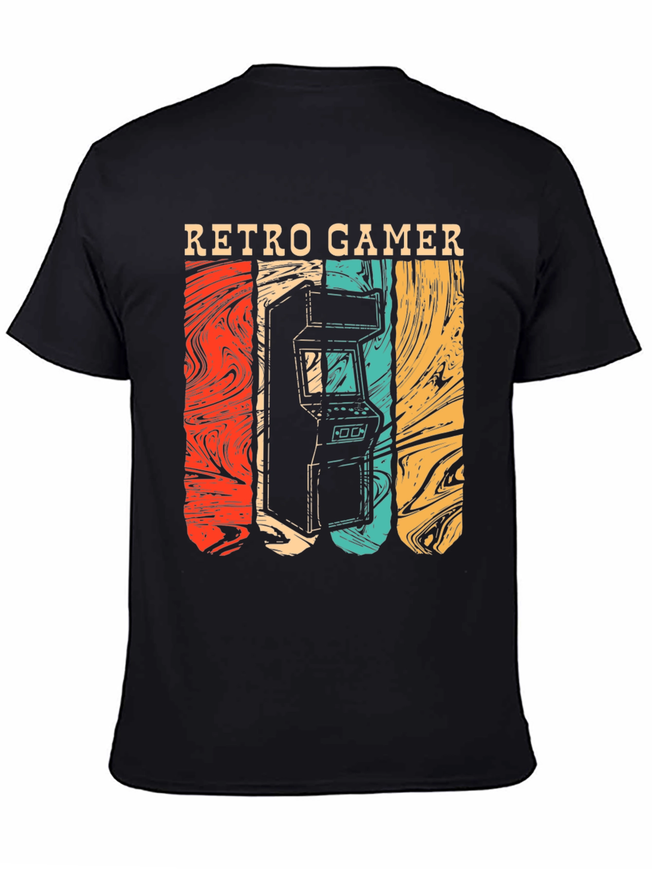 Retro Gamer Graphic T-Shirt - Arcade Game Design