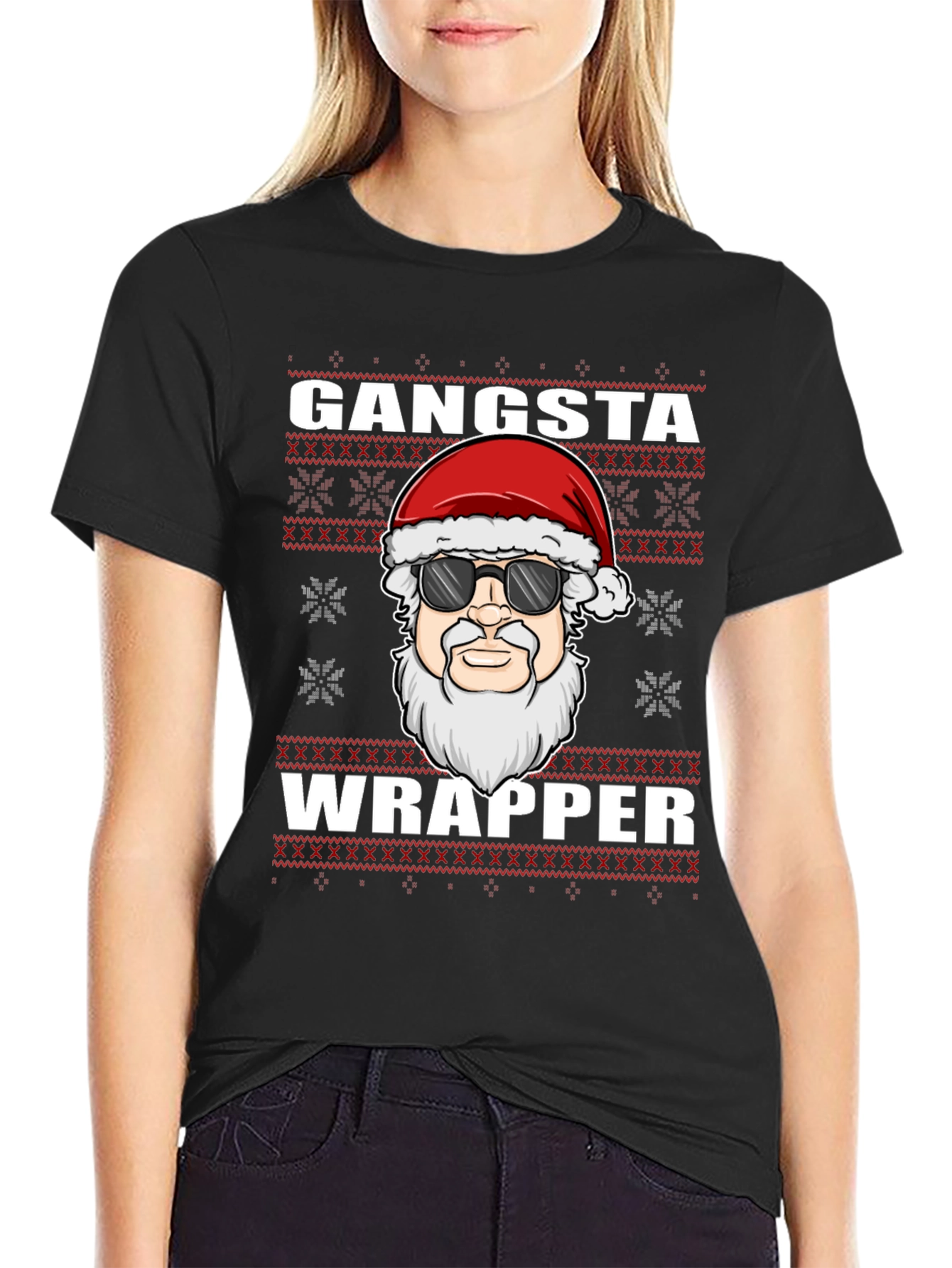 Gangsta Wrapper Christmas T-Shirt