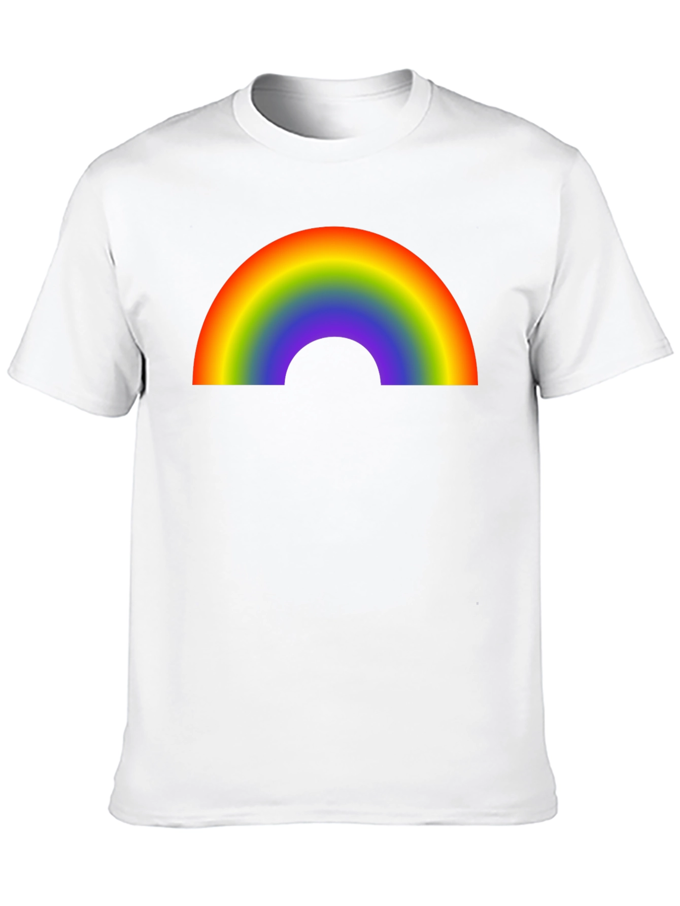 Rainbow Graphic Black T-Shirt