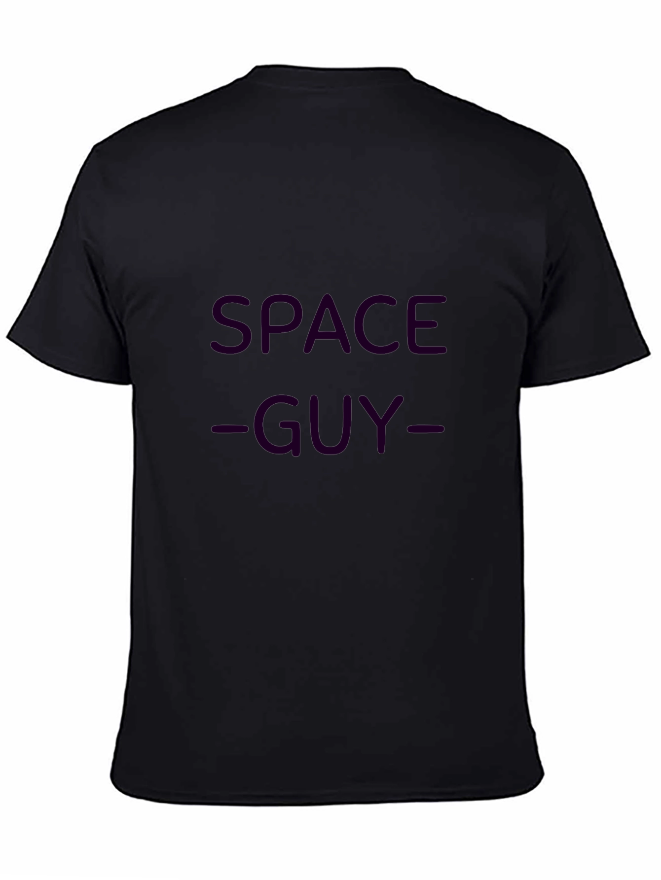 Space Guy Black Graphic Tee Shirt