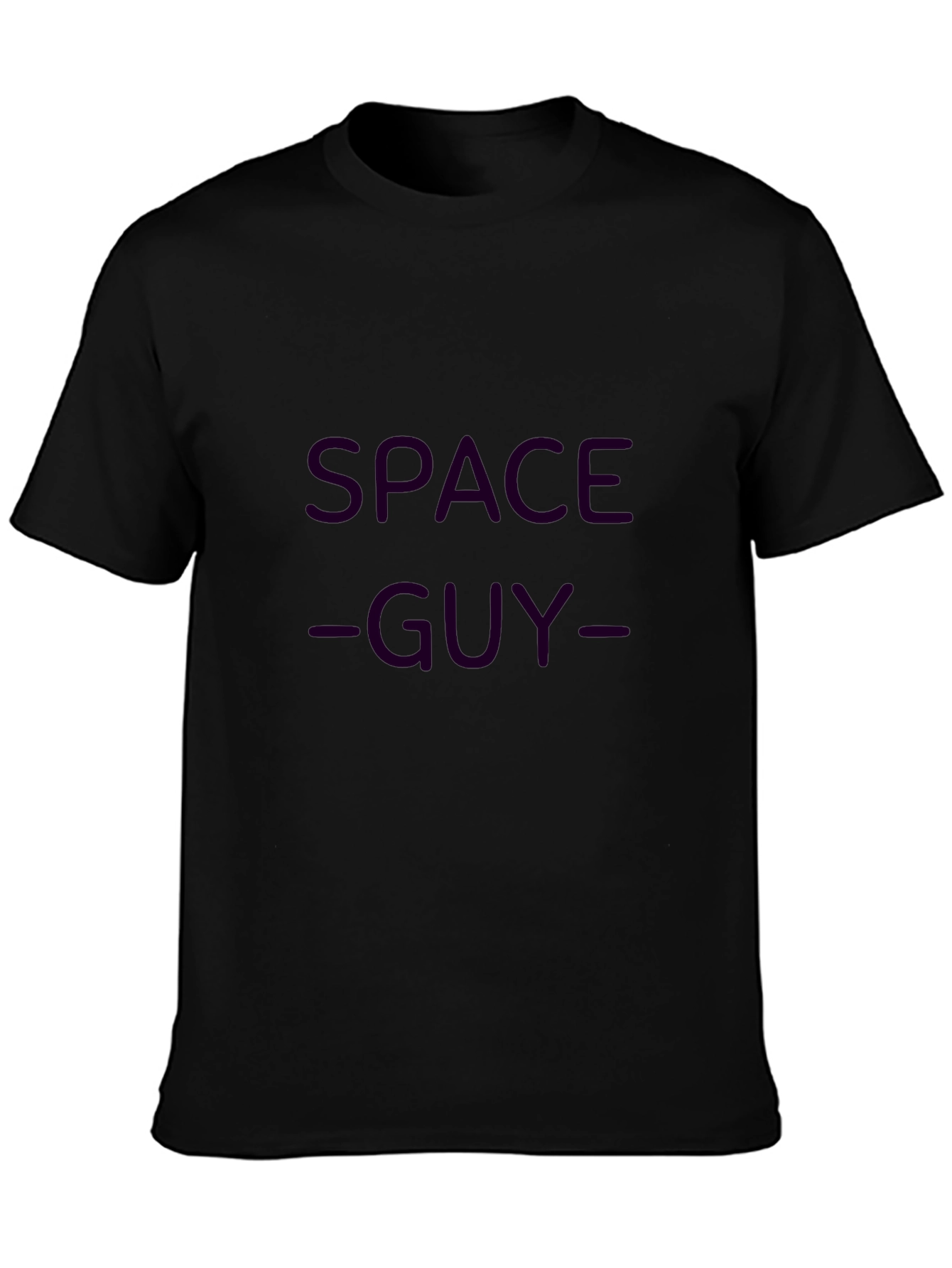 Space Guy Black Graphic Tee Shirt