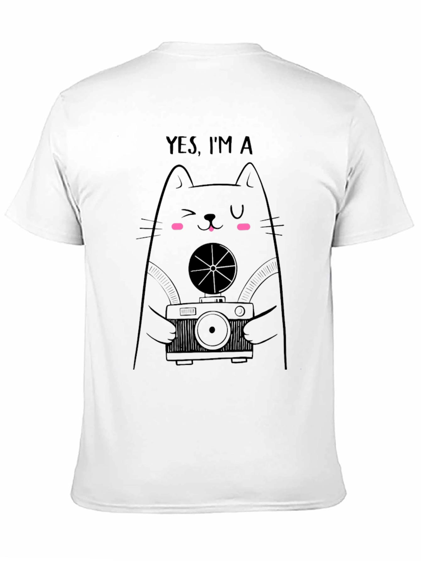 Cat Photographer Graphic T-Shirt - Funny Tee