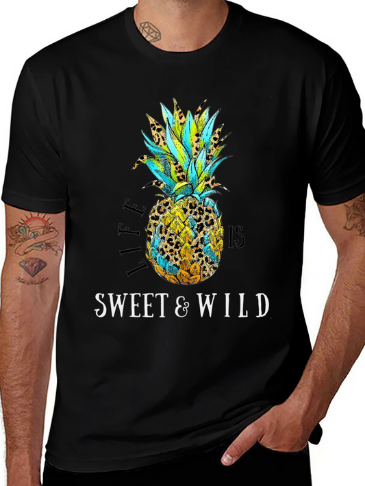 Sweet & Wild Pineapple Graphic Tee