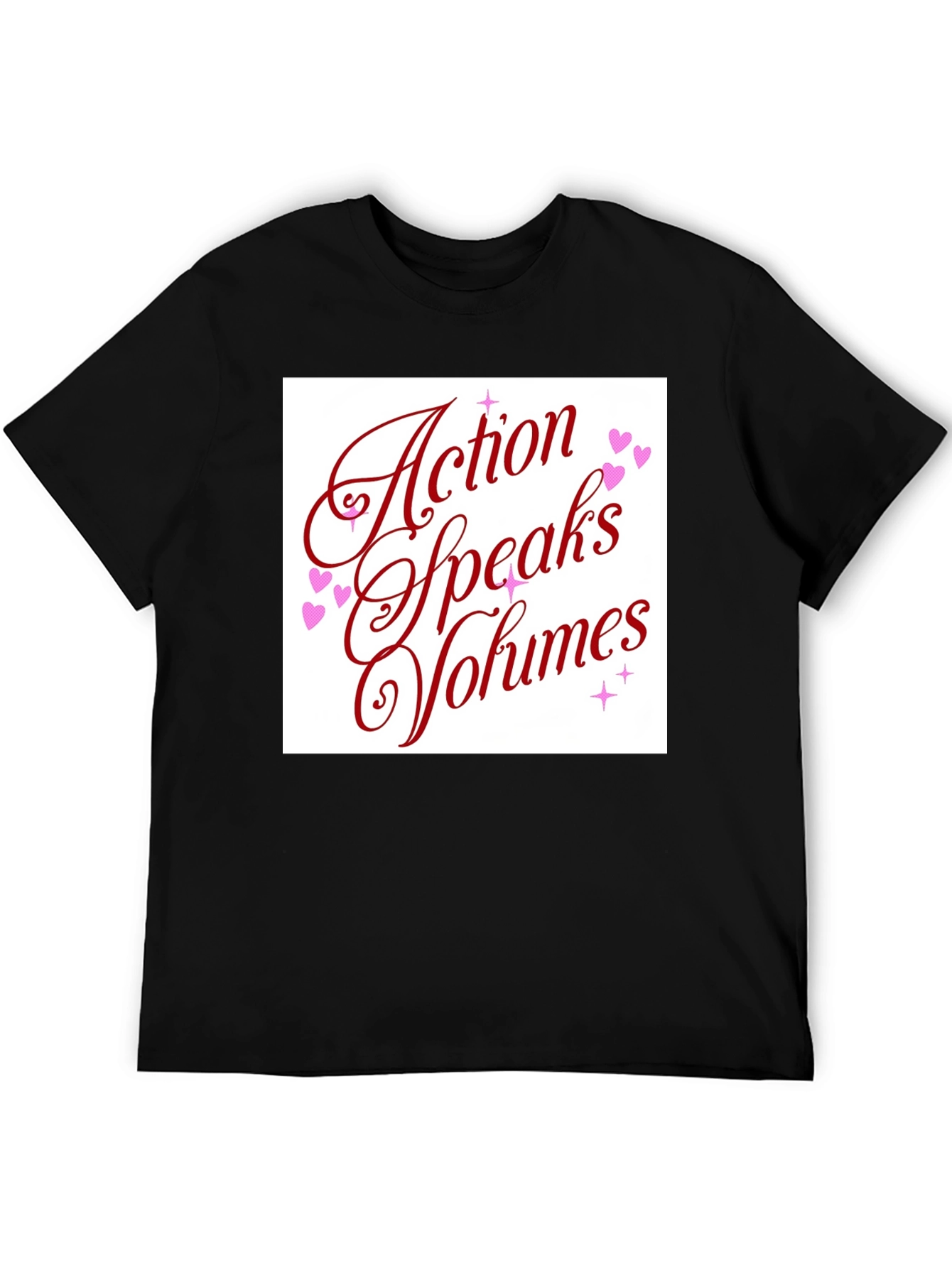 Action Speaks Volumes Graphic Tee - Unisex