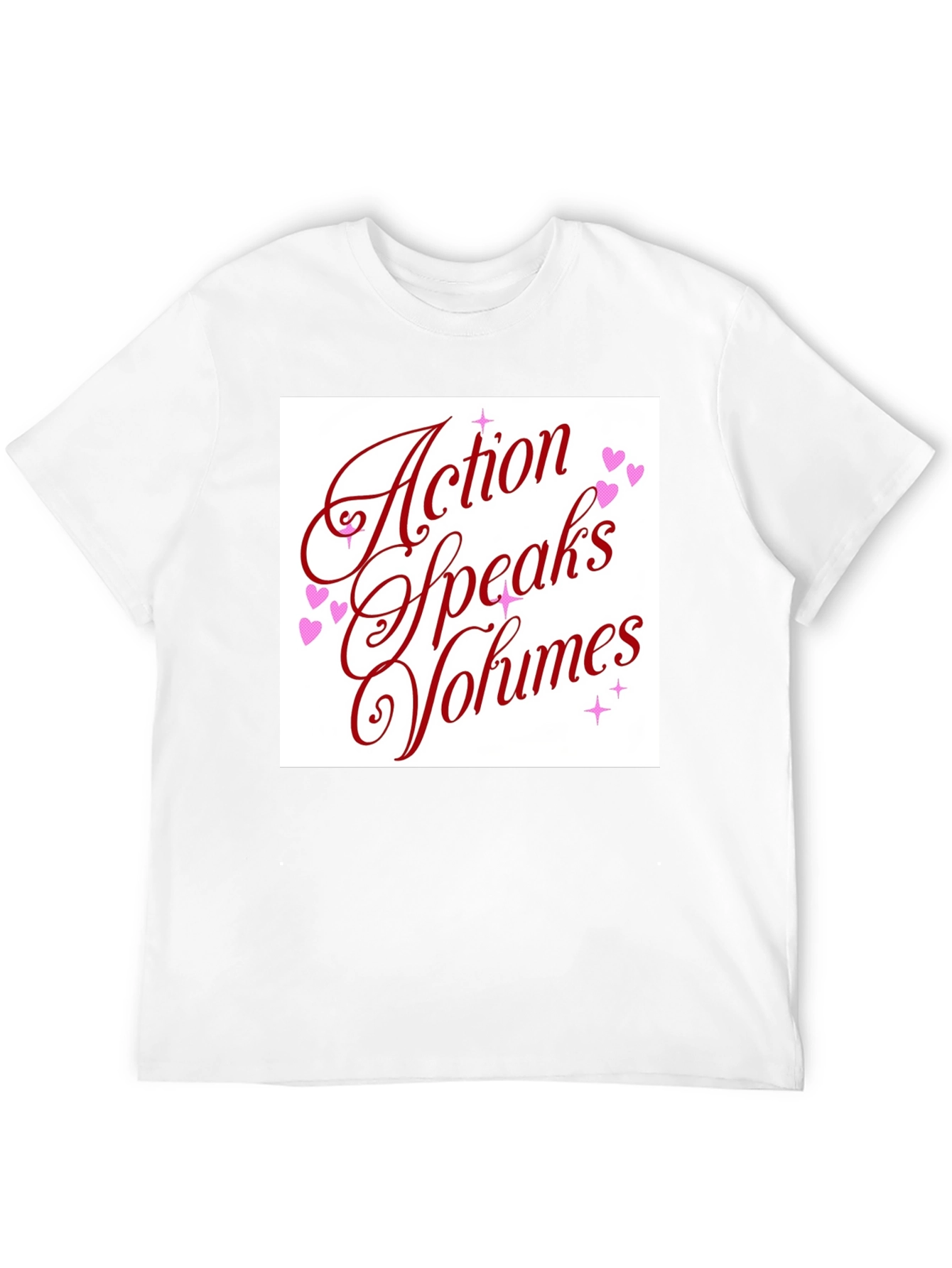 Action Speaks Volumes Graphic Tee - Unisex