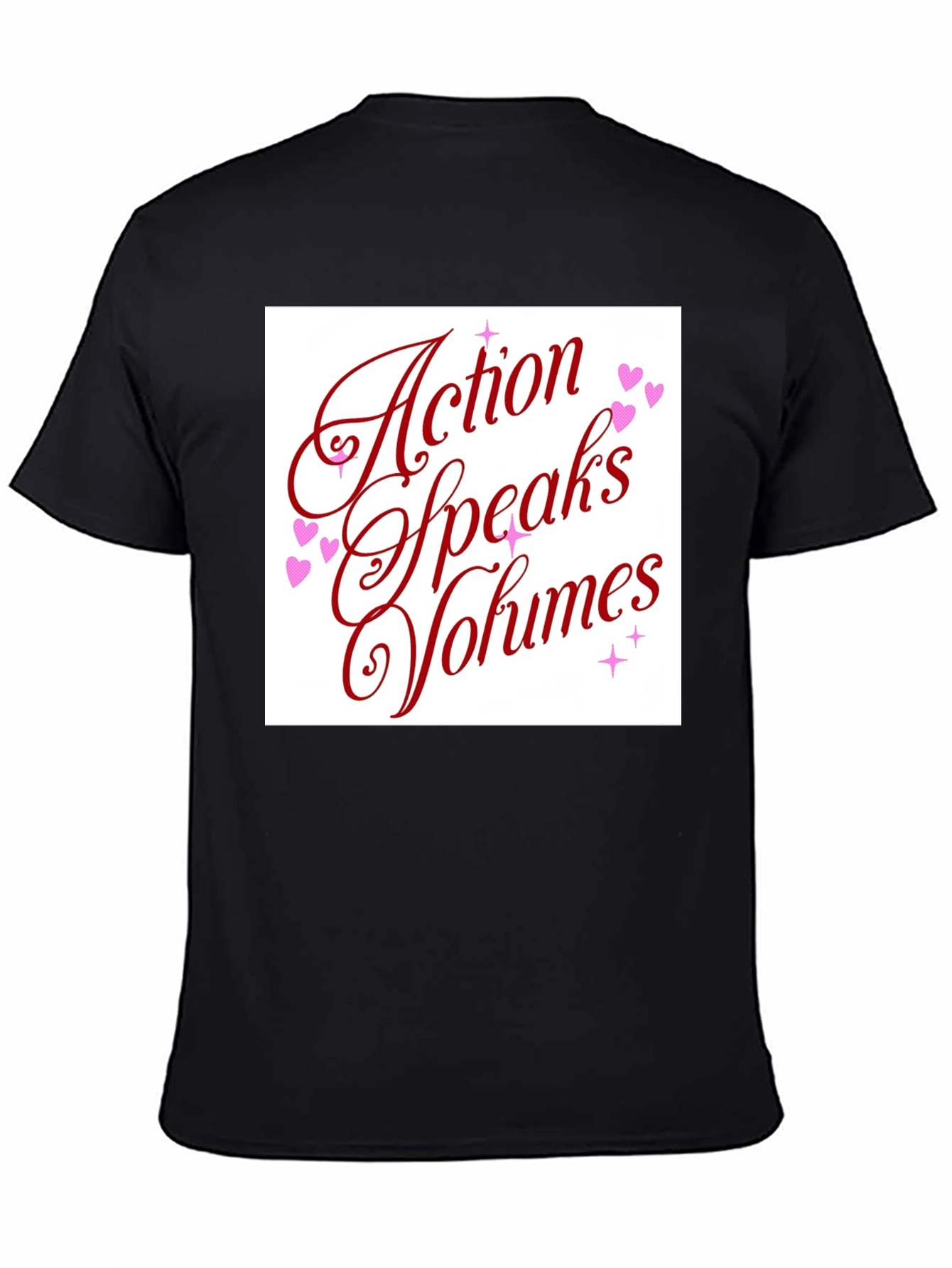 Action Speaks Volumes Graphic Tee - Unisex