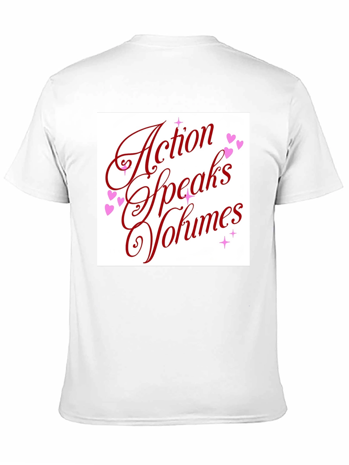 Action Speaks Volumes Graphic Tee - Unisex