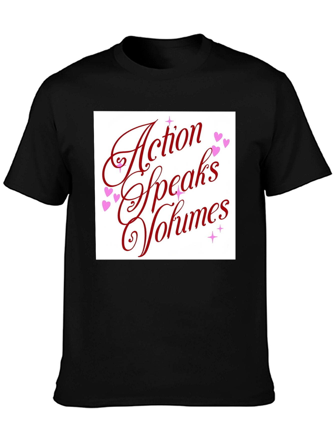 Action Speaks Volumes Graphic Tee - Unisex
