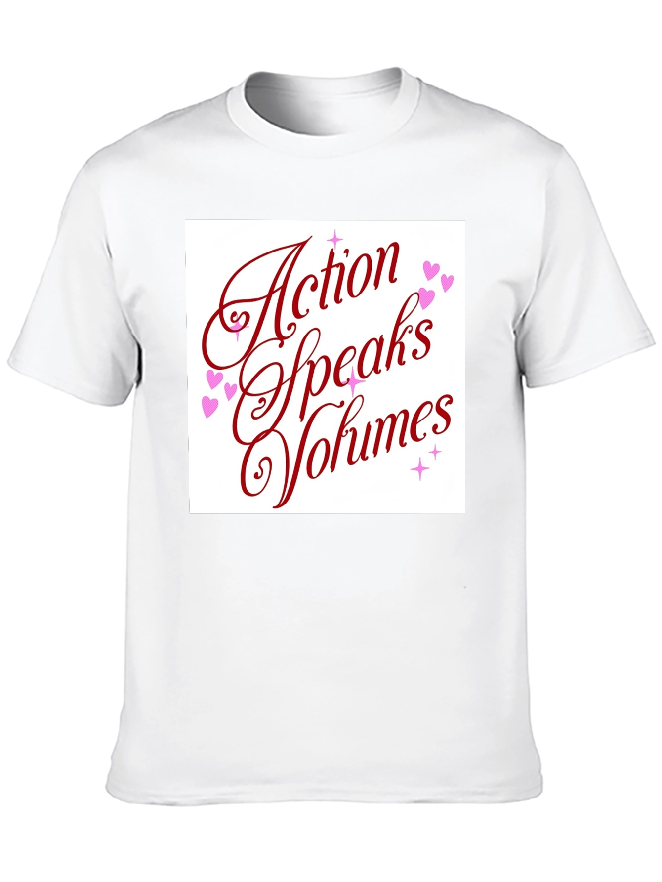 Action Speaks Volumes Graphic Tee - Unisex