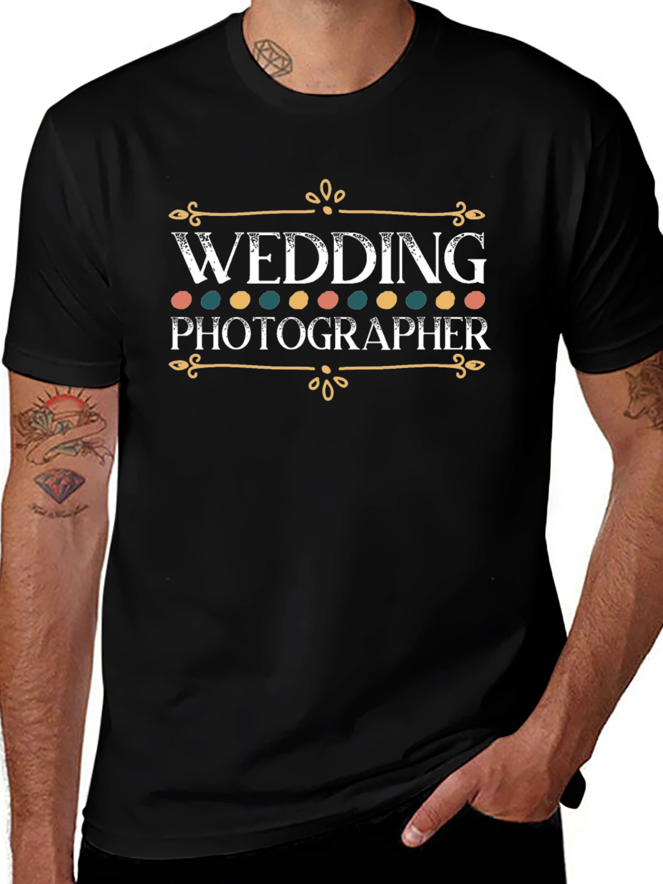 Wedding Photographer T-Shirt - Stylish Photo Gift