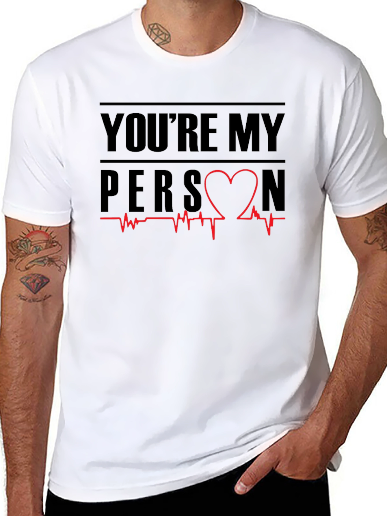 Youre My Person Heartbeat T-Shirt - Greys Anatomy