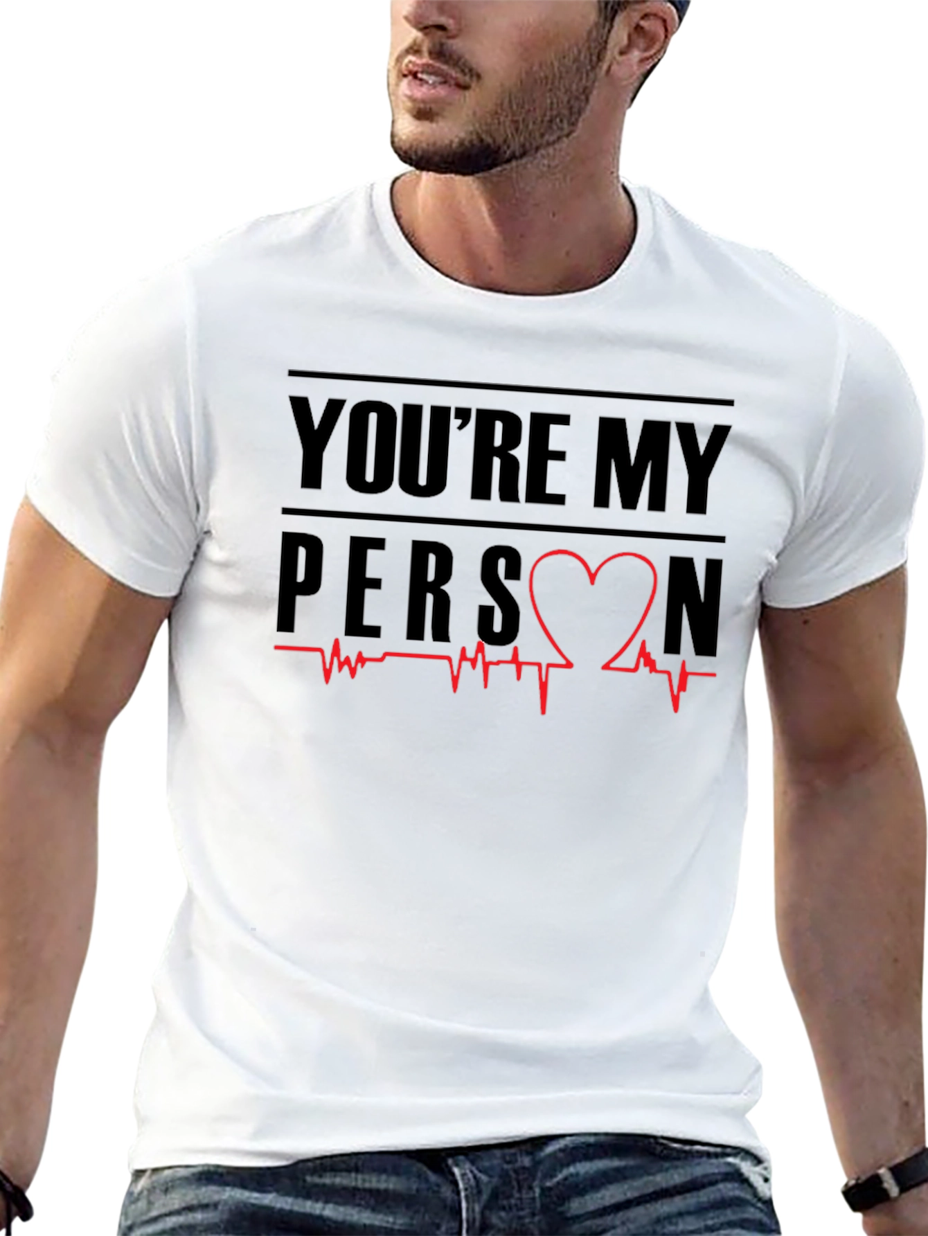 Youre My Person Heartbeat T-Shirt - Greys Anatomy