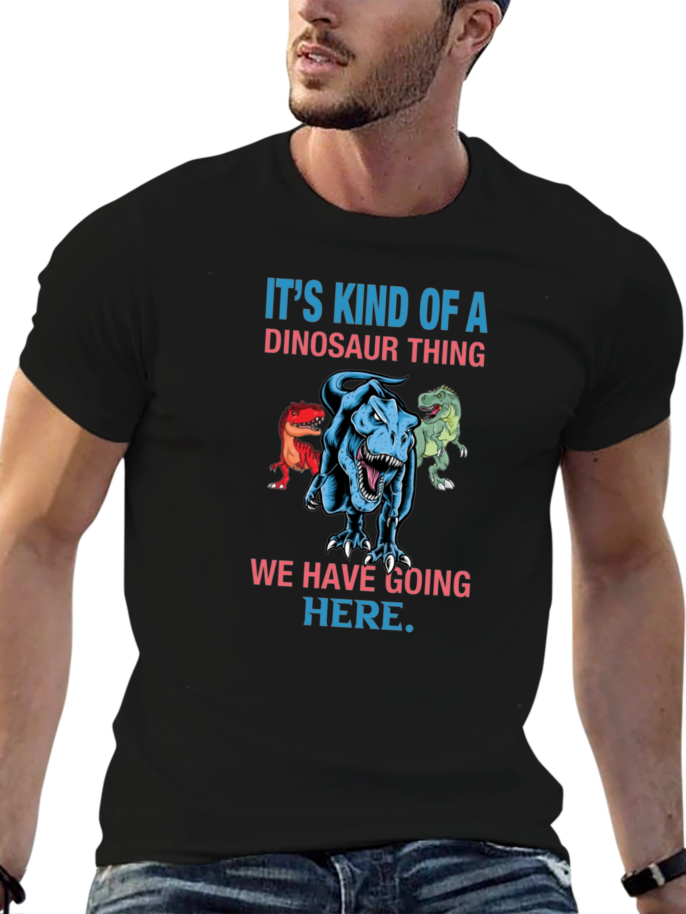 Dinosaur Graphic T-Shirt - Unique Dino Design