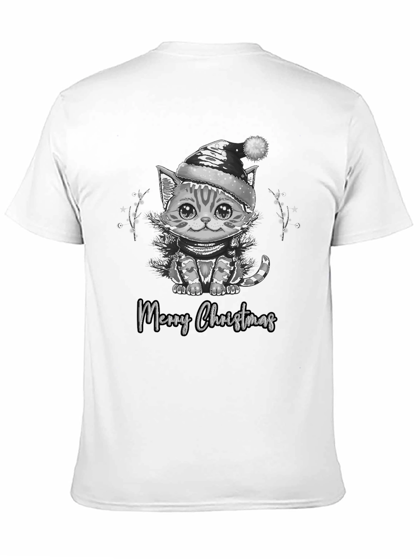 Merry Christmas Cat T-Shirt