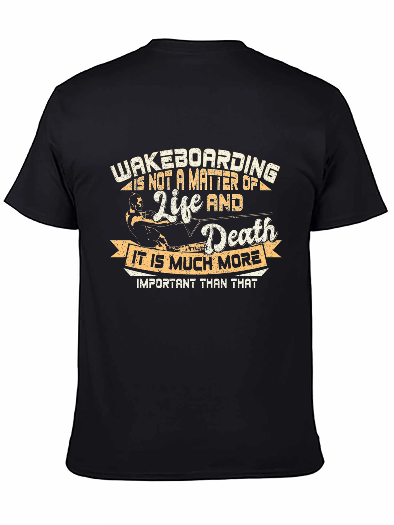 Wakeboarding Life and Death Graphic Tee