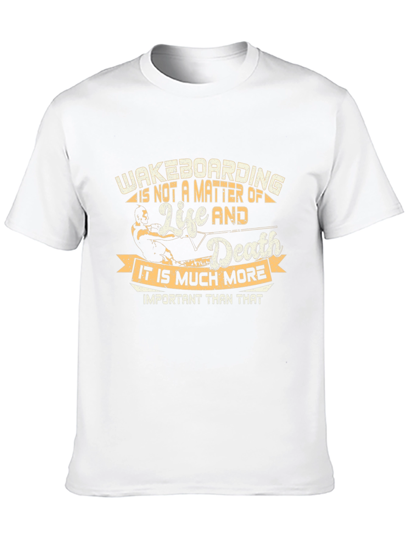 Wakeboarding Life and Death Graphic Tee