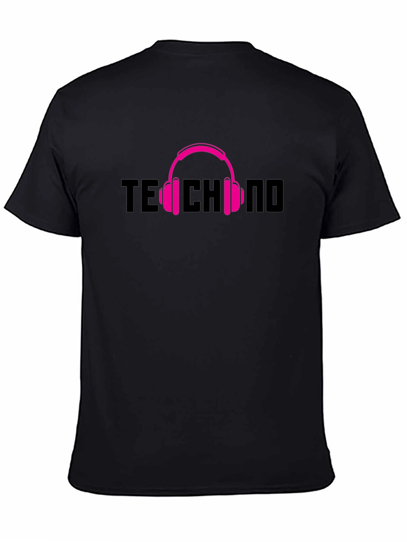 Techno Music Headphone Graphic T-Shirt
