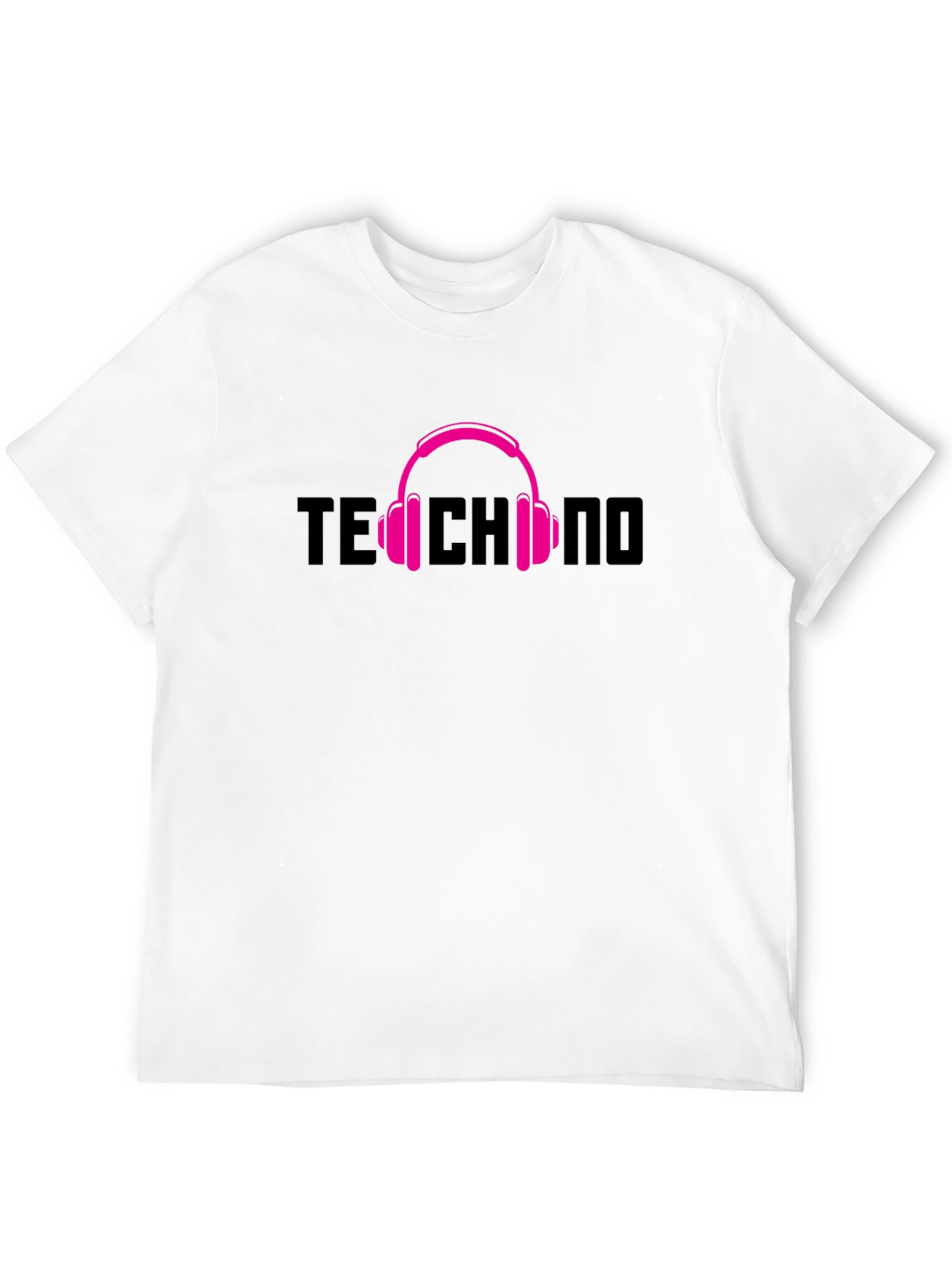 Techno Music Headphone Graphic T-Shirt