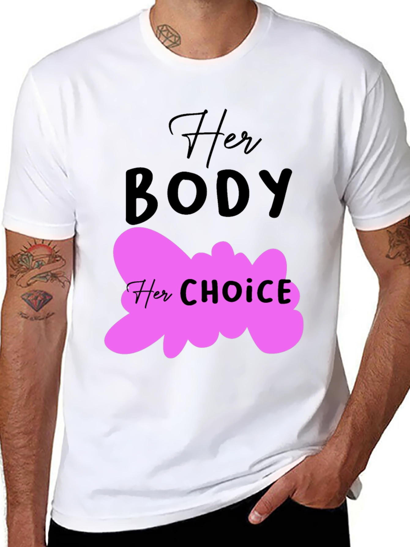 Her Body Her Choice T-Shirt Pro-Choice Tee
