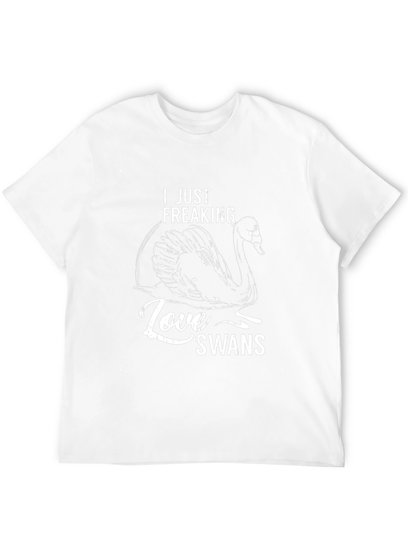 I Just Freaking Love Swans Graphic Tee