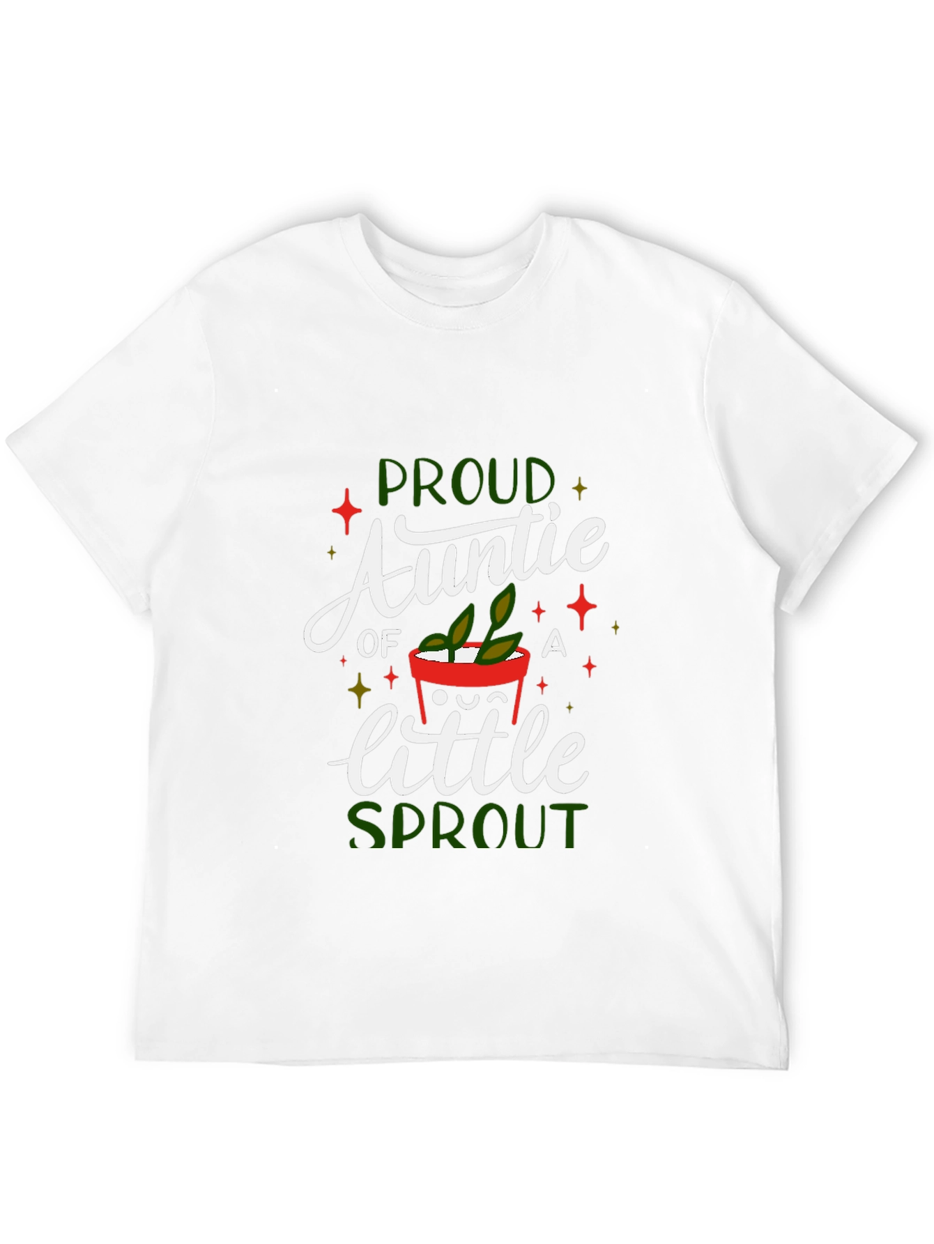 Proud Auntie of a Little Sprout T-Shirt