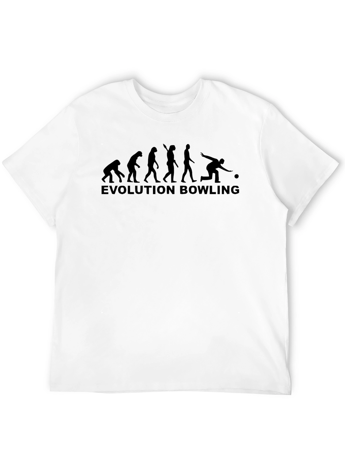 Evolution Bowling T-Shirt - Humorous Bowler Tee